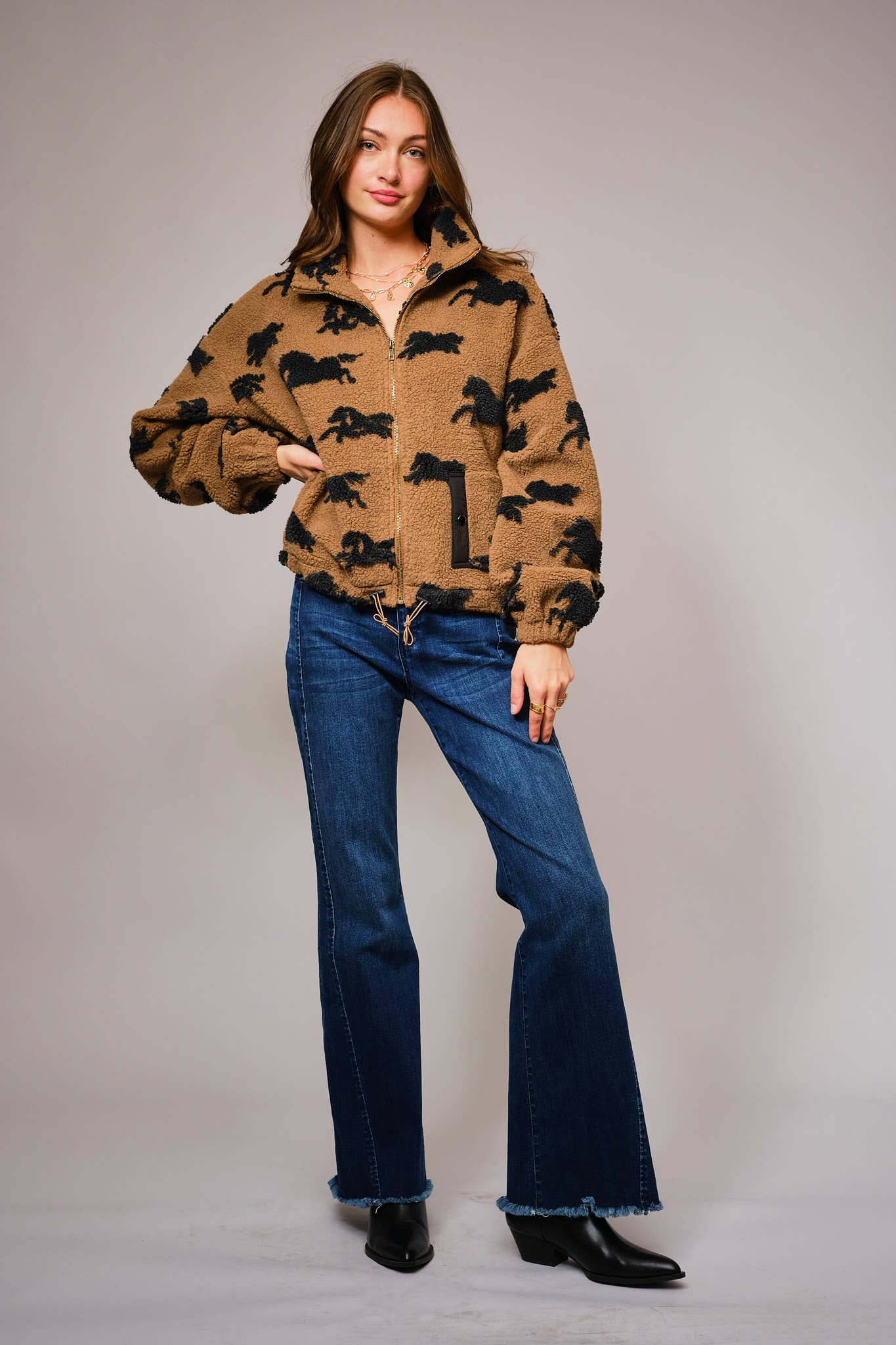 The Pasture Sherpa Zip-Up Jacket