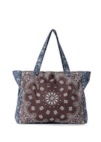 Bandana Print Canvas Tote
