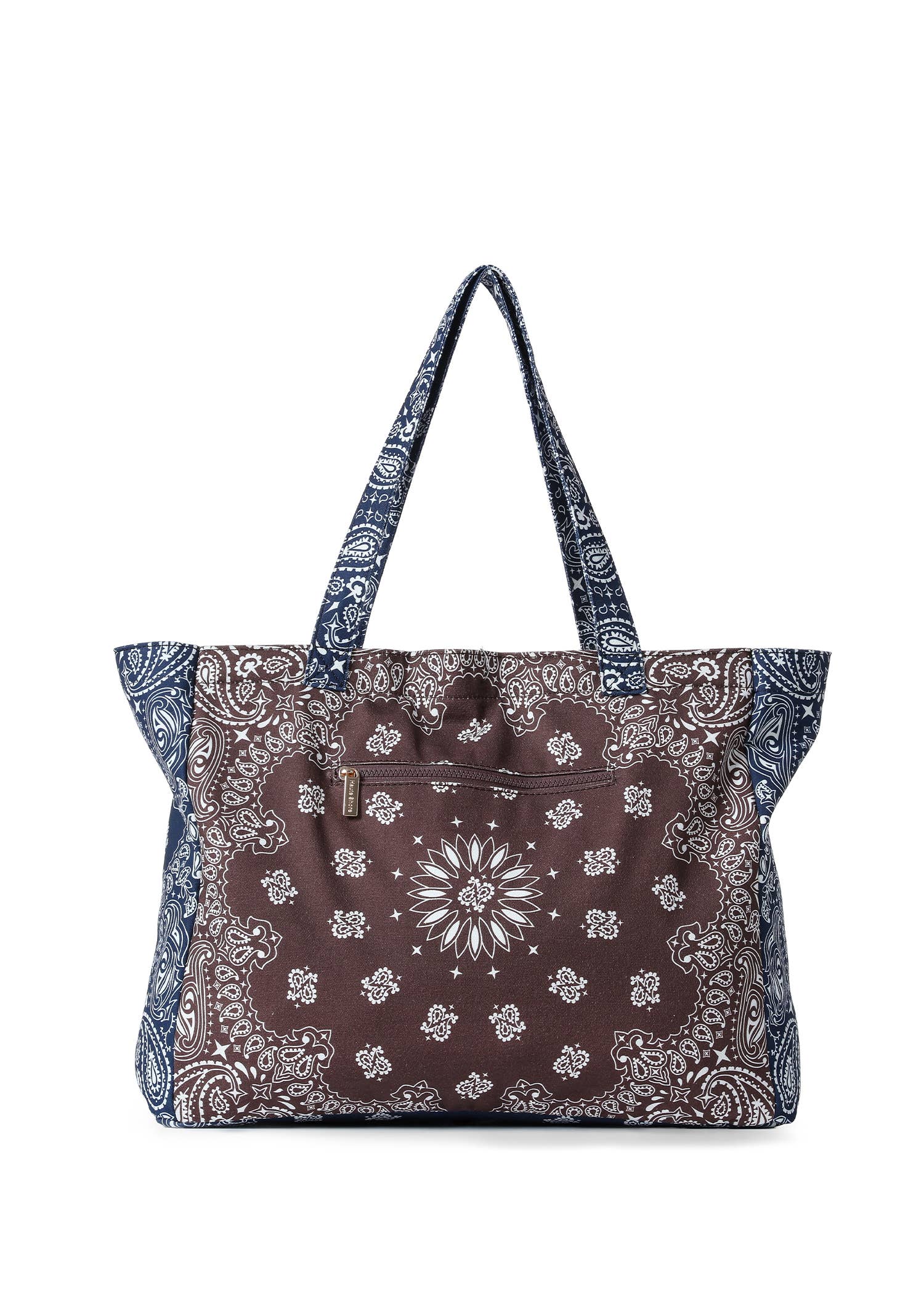 Bandana Print Canvas Tote