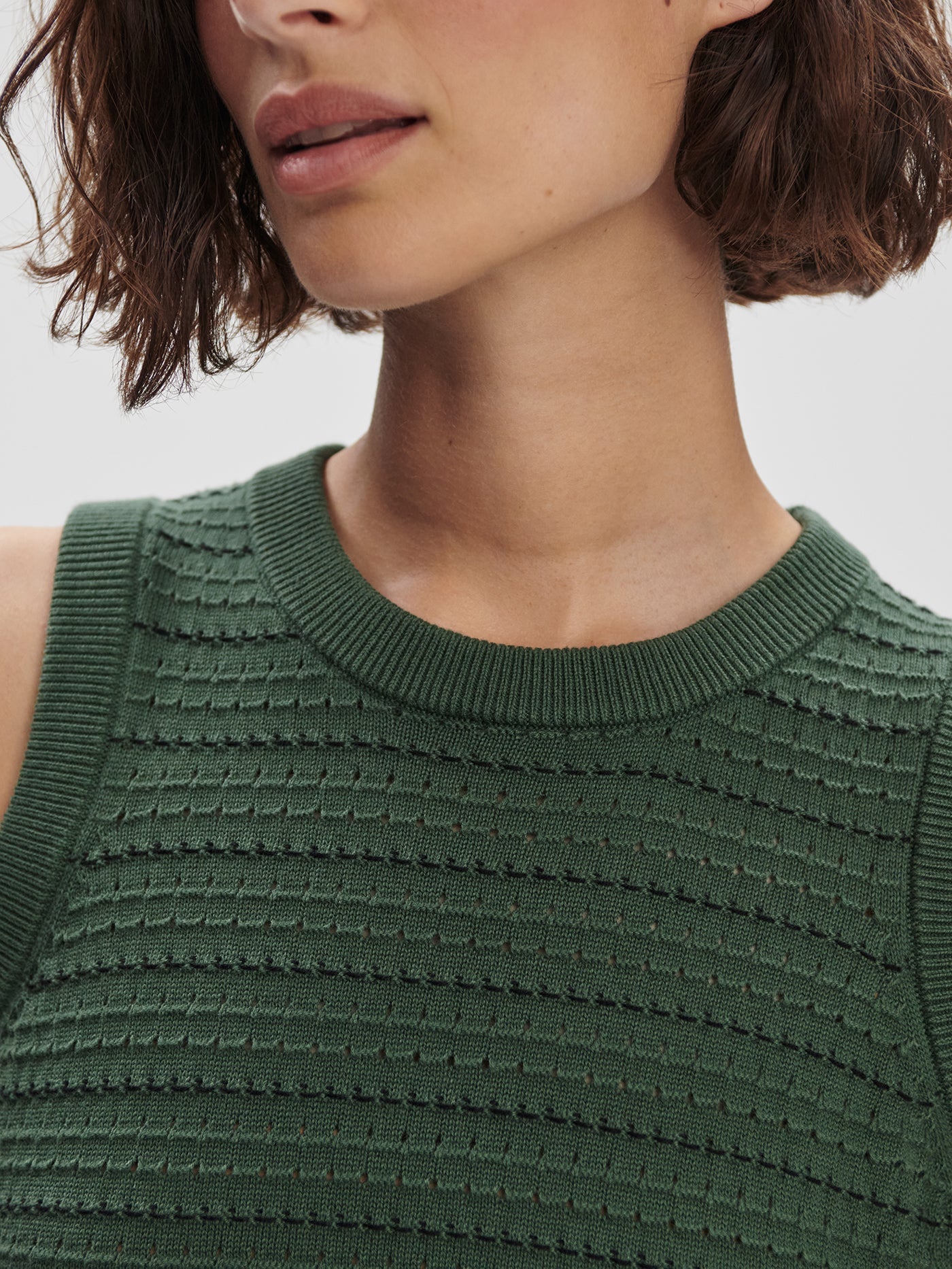 Mindy Contrast Stitch Knit Dress - Stylish In The Saddle