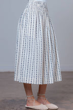 Ditsy Print Middy Skirt