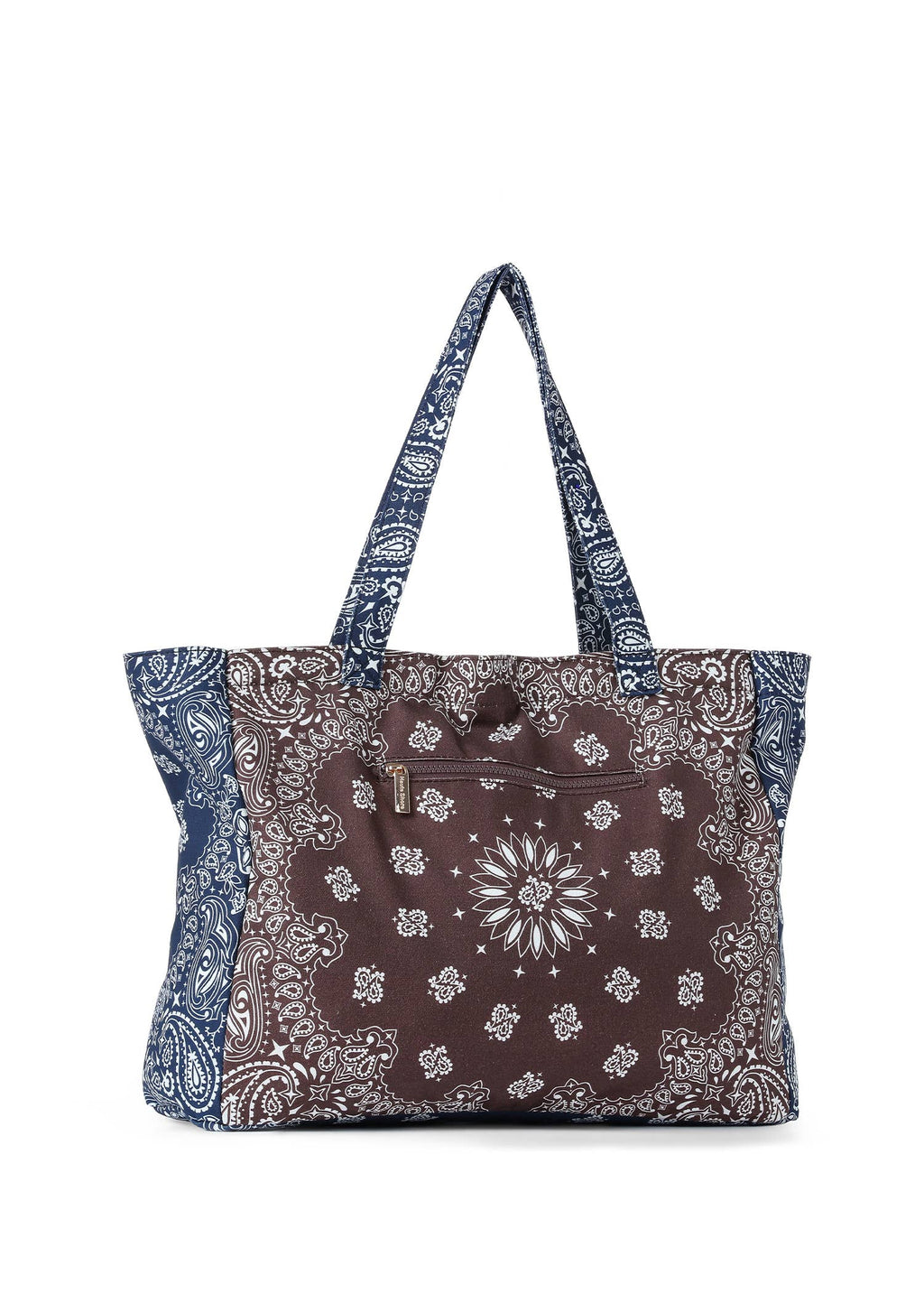 Bandana Print Canvas Tote