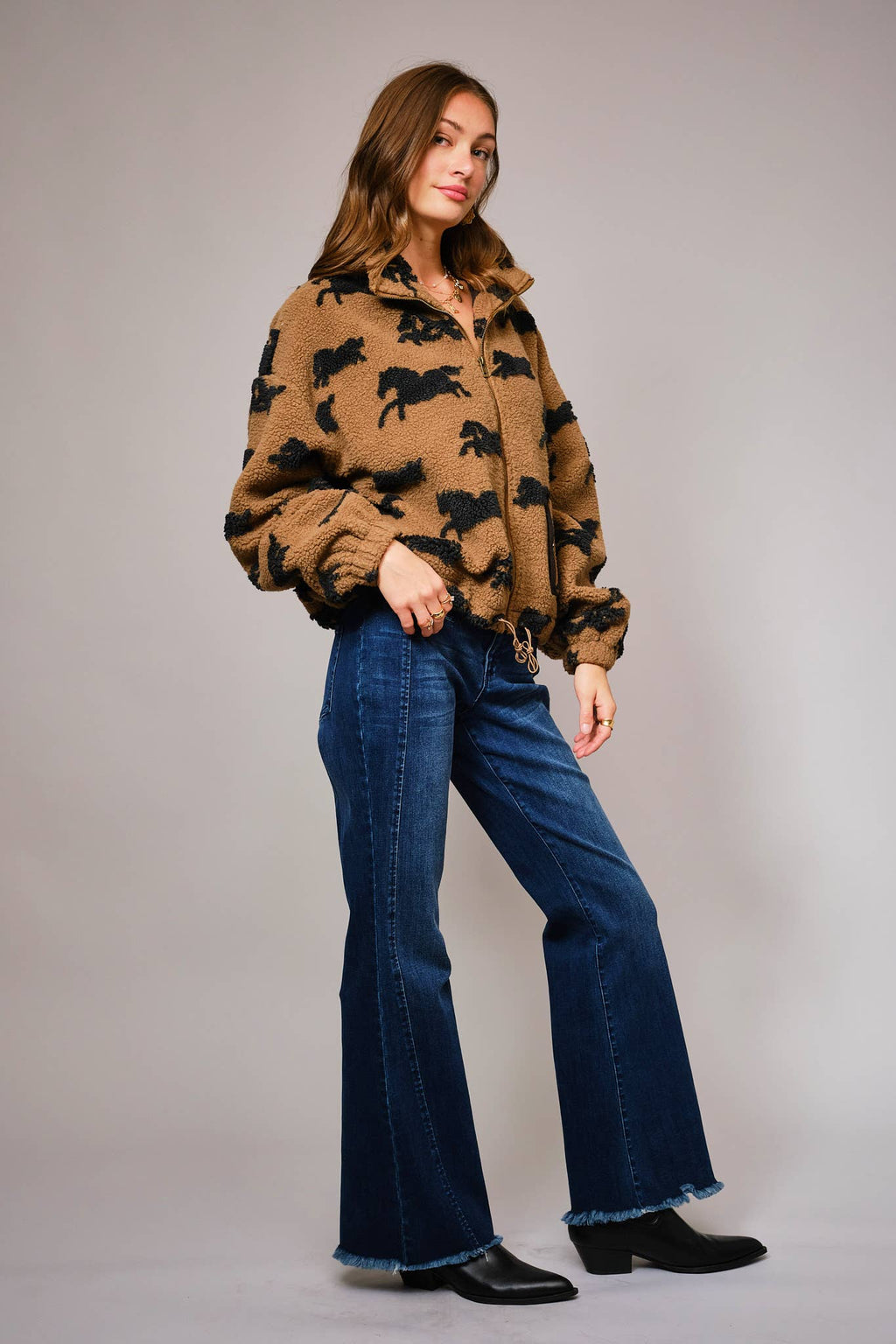 The Pasture Sherpa Zip-Up Jacket