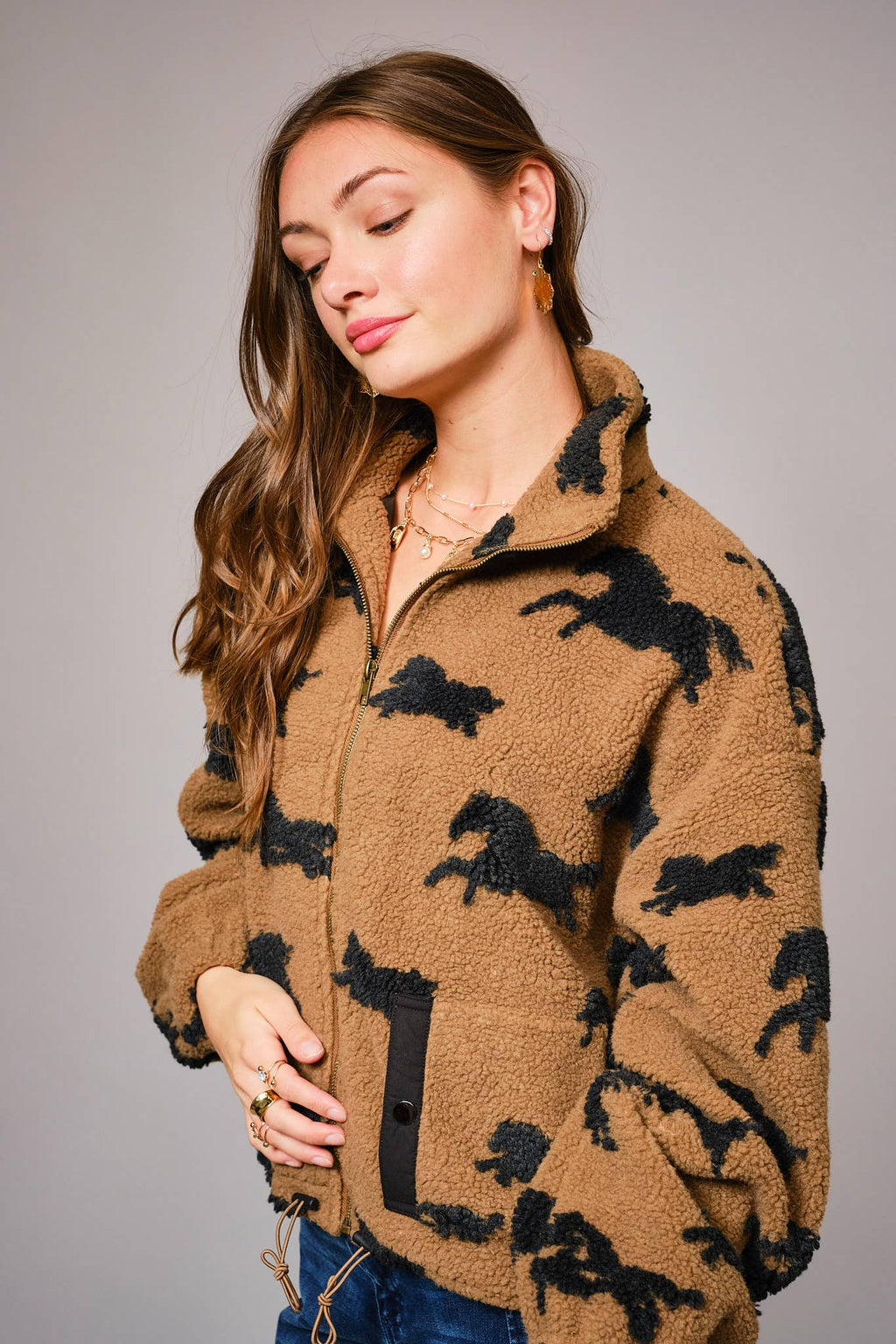 The Pasture Sherpa Zip-Up Jacket