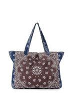 Bandana Print Canvas Tote