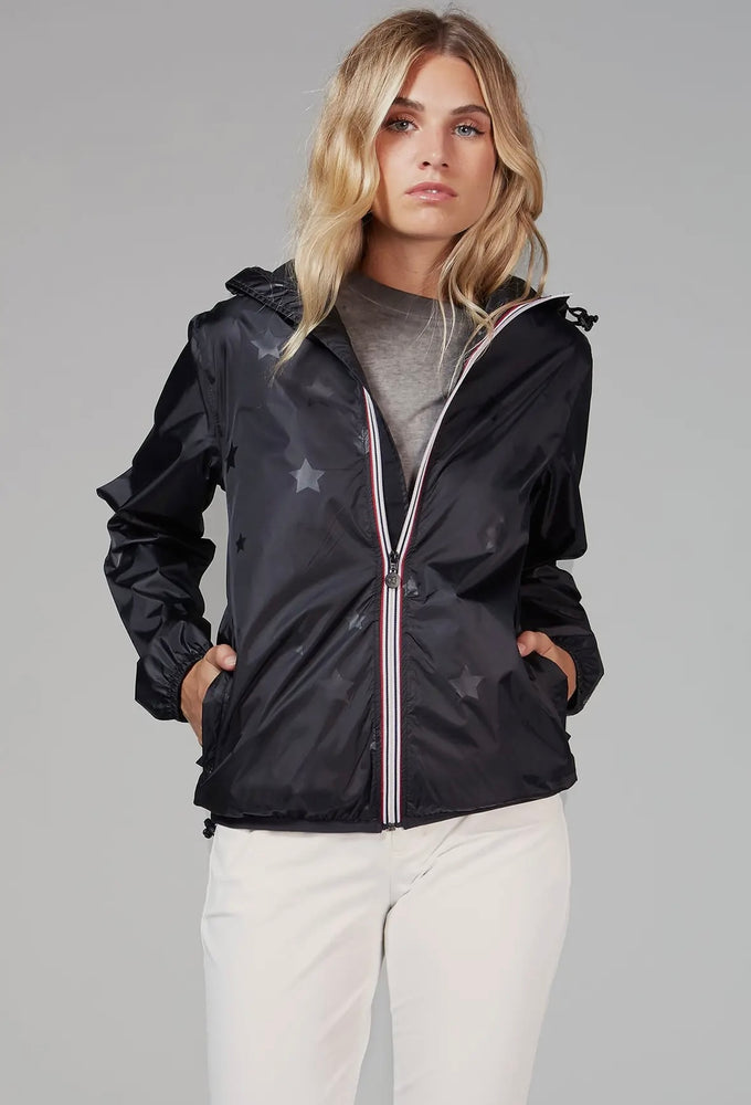 Sloane Stars Rain Jacket with Hood