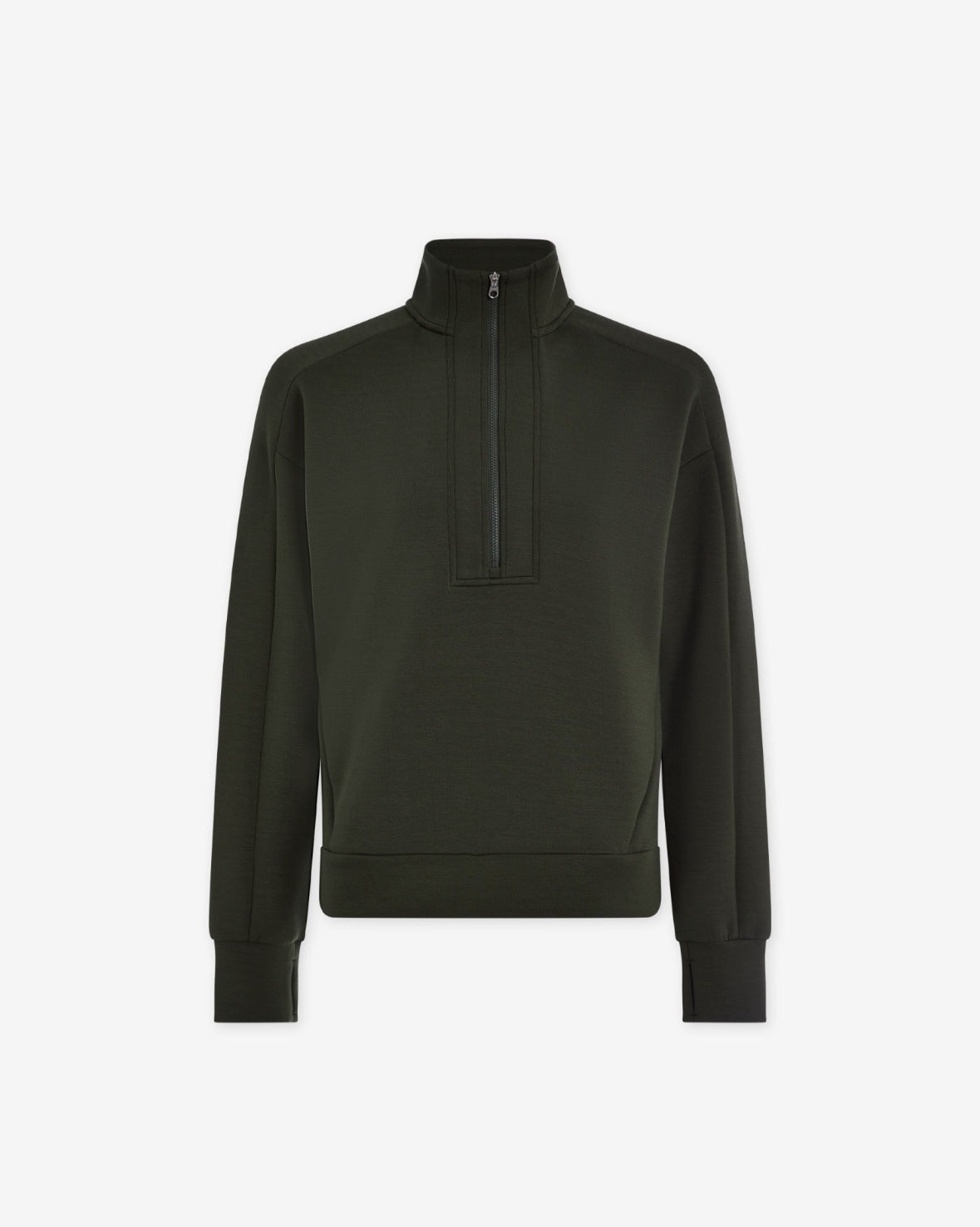 Marisa Half Zip Midlayer- Resin Green - Stylish In The Saddle