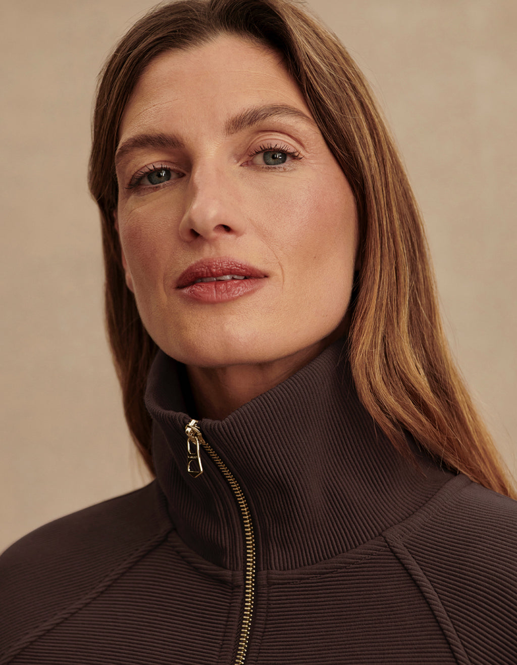 Coffee Milano Half Zip Sweat 2.0 - Stylish In The Saddle