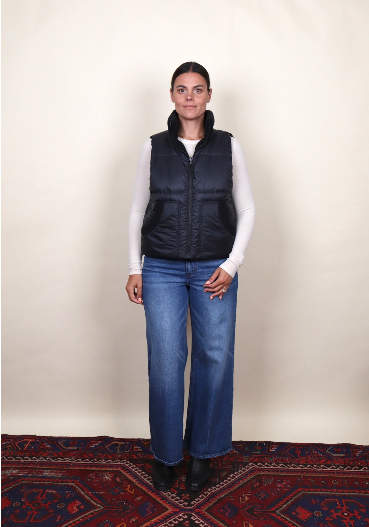 Alba Cable Reversible Puffer Vest