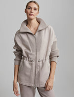 Taupe Cotswold Longline Zip Through