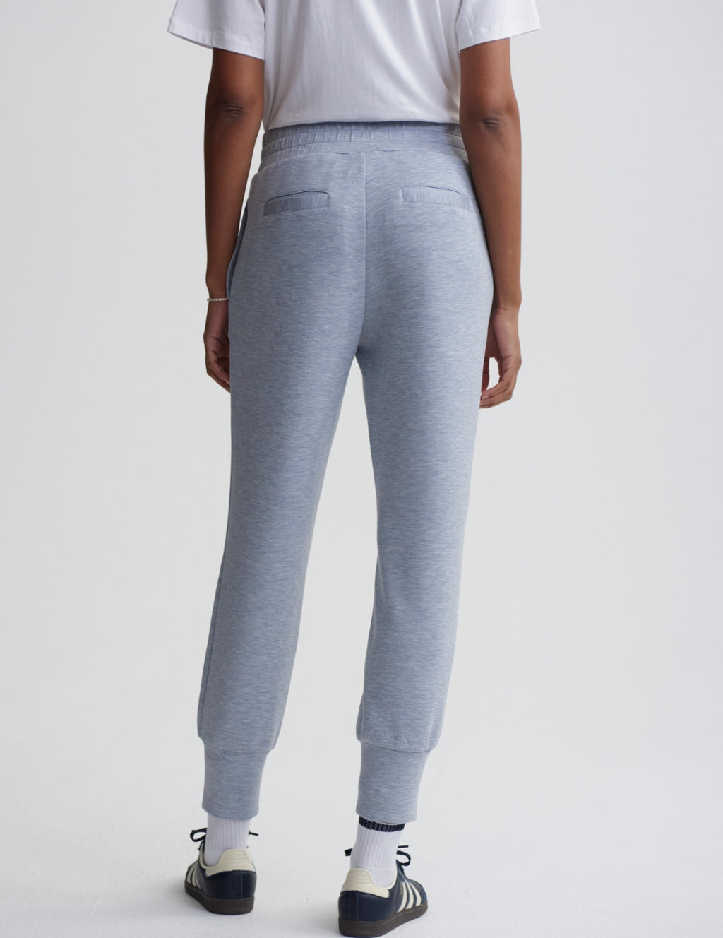 Varley Slim Cuff Pant Blue Marl 27.5” - Stylish In The Saddle
