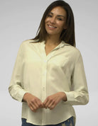 Embroidered Cream Floral Shirt - Stylish In The Saddle