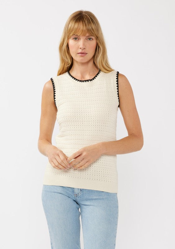 Macy Sleeveless Top - Stylish In The Saddle