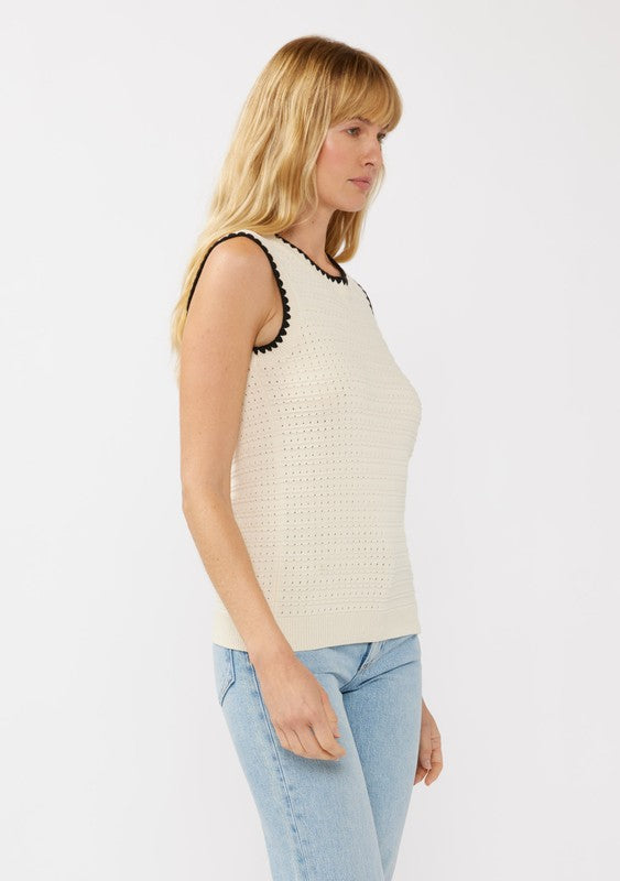 Macy Sleeveless Top - Stylish In The Saddle