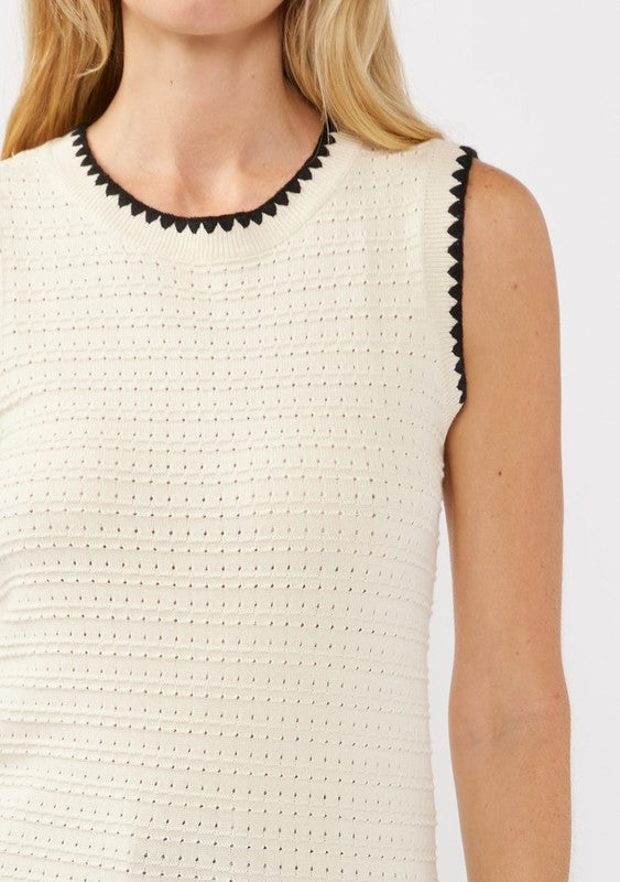 Macy Sleeveless Top - Stylish In The Saddle