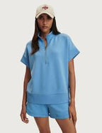 Azure Ritchie Short Sleeve Top