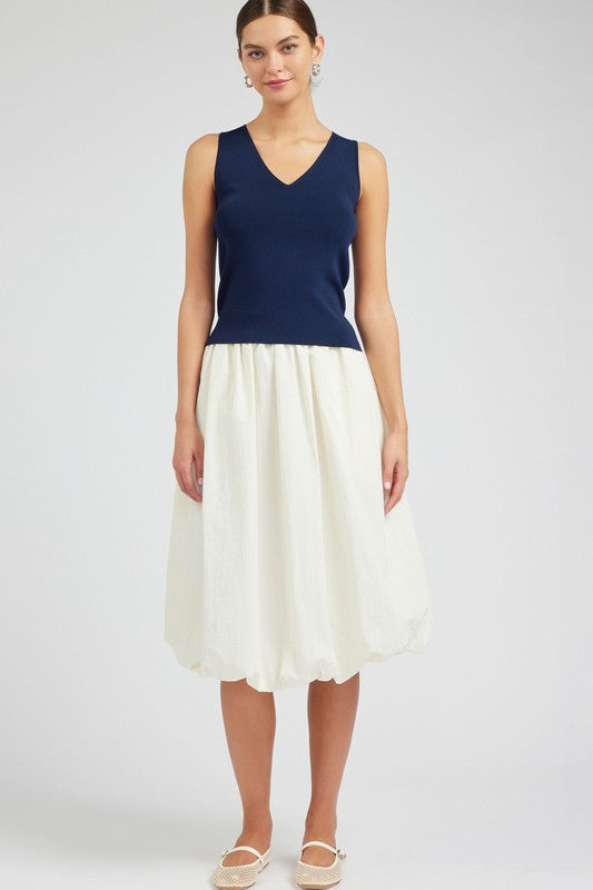 Sleeveless V Neck Sweater Tank - Stylish In The Saddle