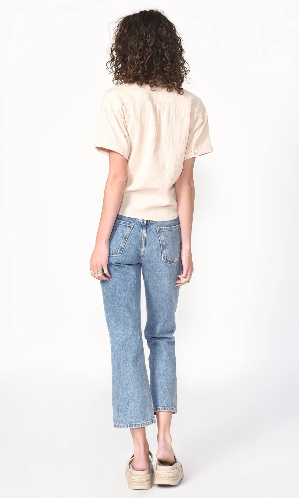 Olana Cotton Gauze Blouse - Stylish In The Saddle