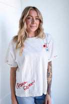 Rodeo Queen Embroidered T Shirt - Stylish In The Saddle