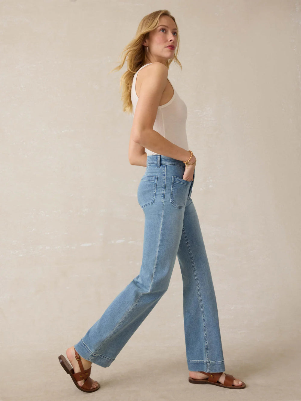 Stretch Terry Pocket Jeans - Stylish In The Saddle