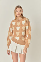 Dolly Heart & Pearl Sweater