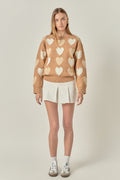 Dolly Heart & Pearl Sweater