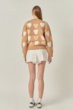Dolly Heart & Pearl Sweater