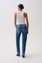 Issa Mid Rise Relaxed Straight Jean
