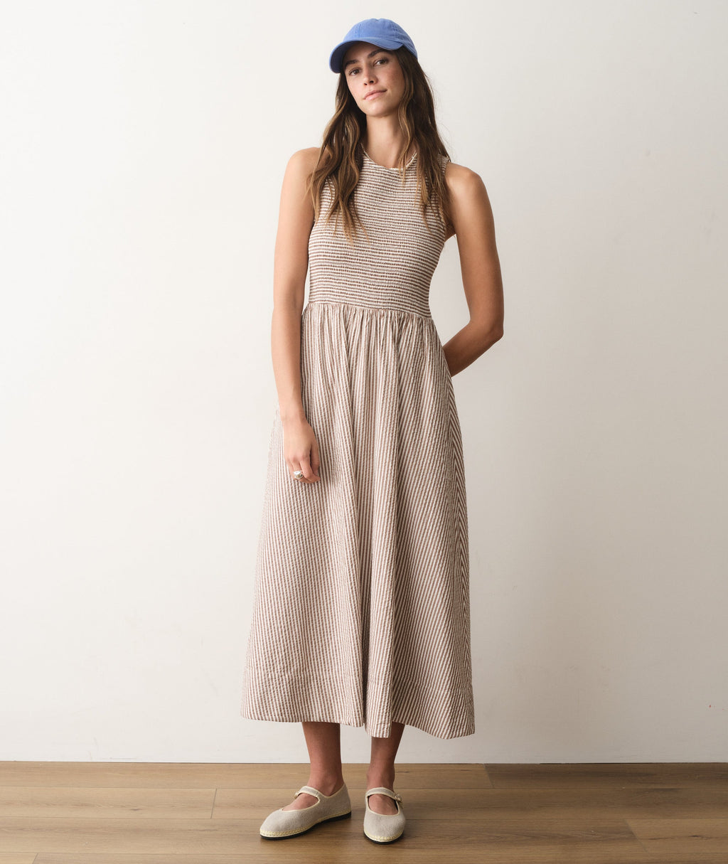 Darcy Seersucker Maxi Dress