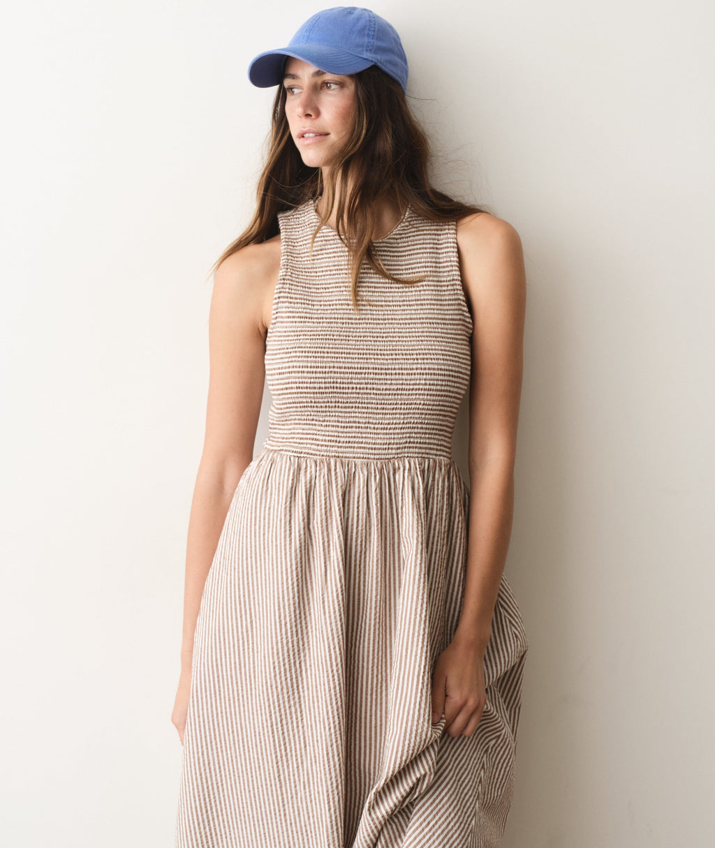 Darcy Seersucker Maxi Dress