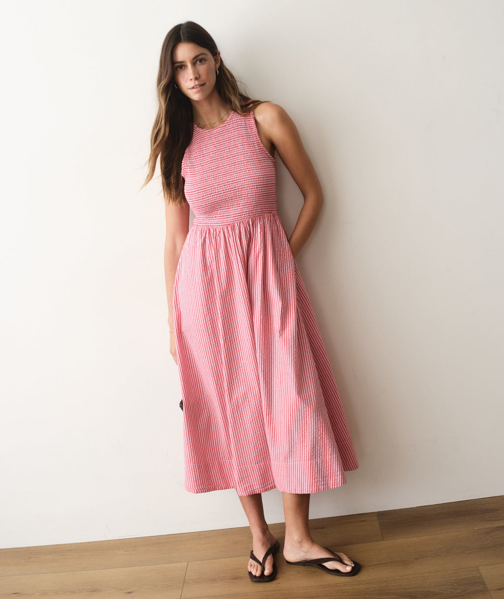 Darcy Seersucker Maxi Dress