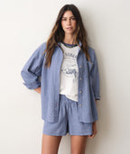 Gracey Oversized Seersucker Shirt Colors