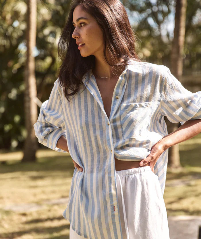 Jane Relaxed Linen Shirt - Stylish In The Saddle