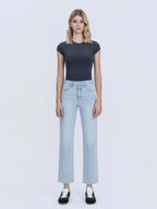 High Rise Tapered Jeans 28