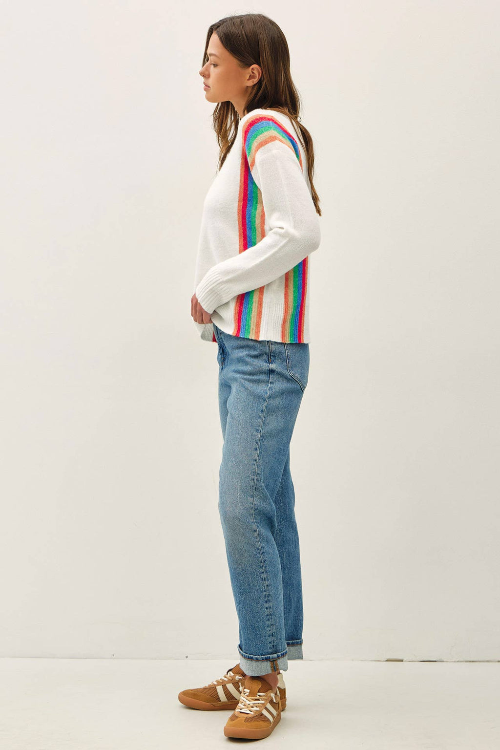 Modern Rainbow Sweater