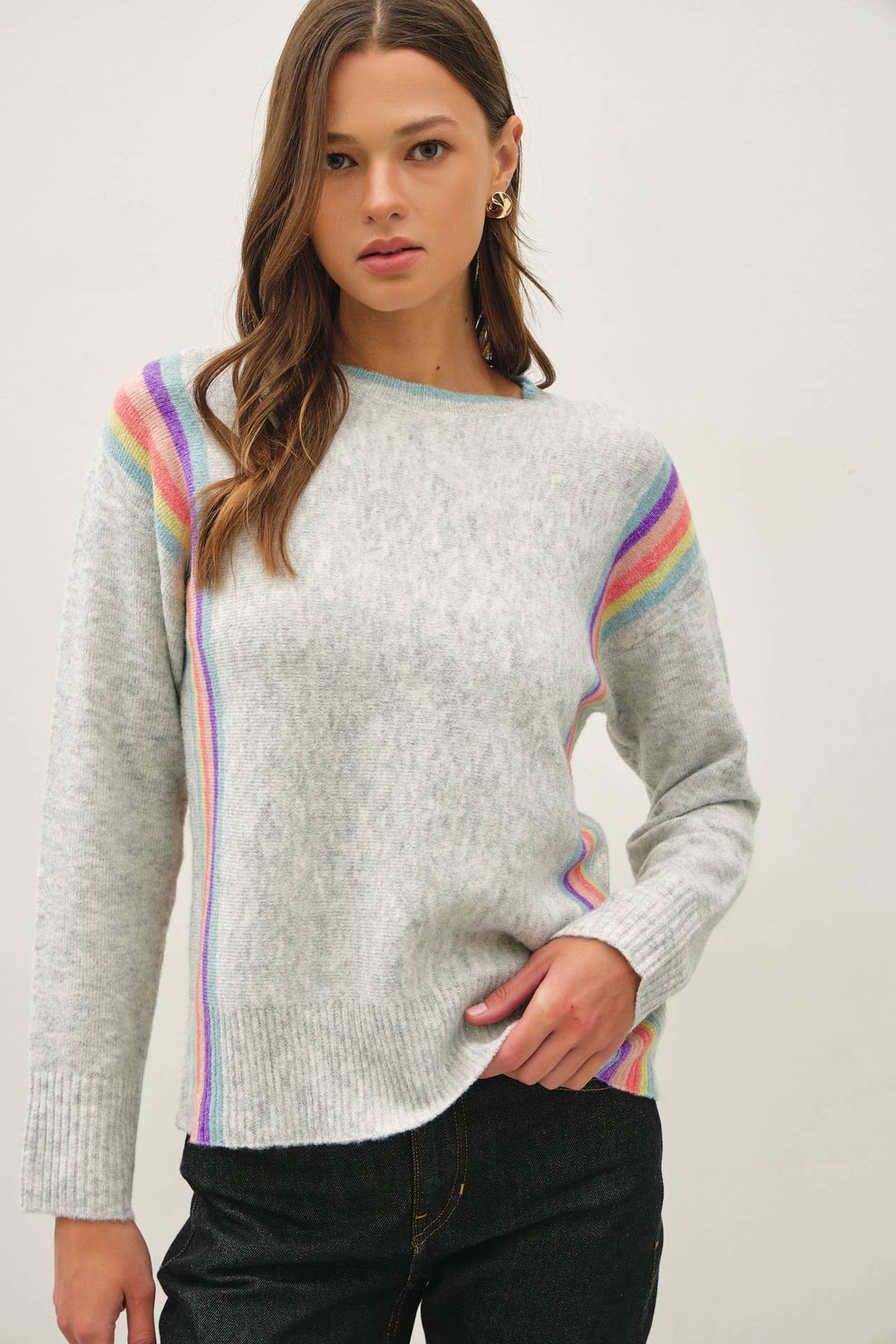 Modern Rainbow Sweater