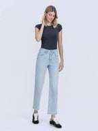 High Rise Tapered Jeans 28