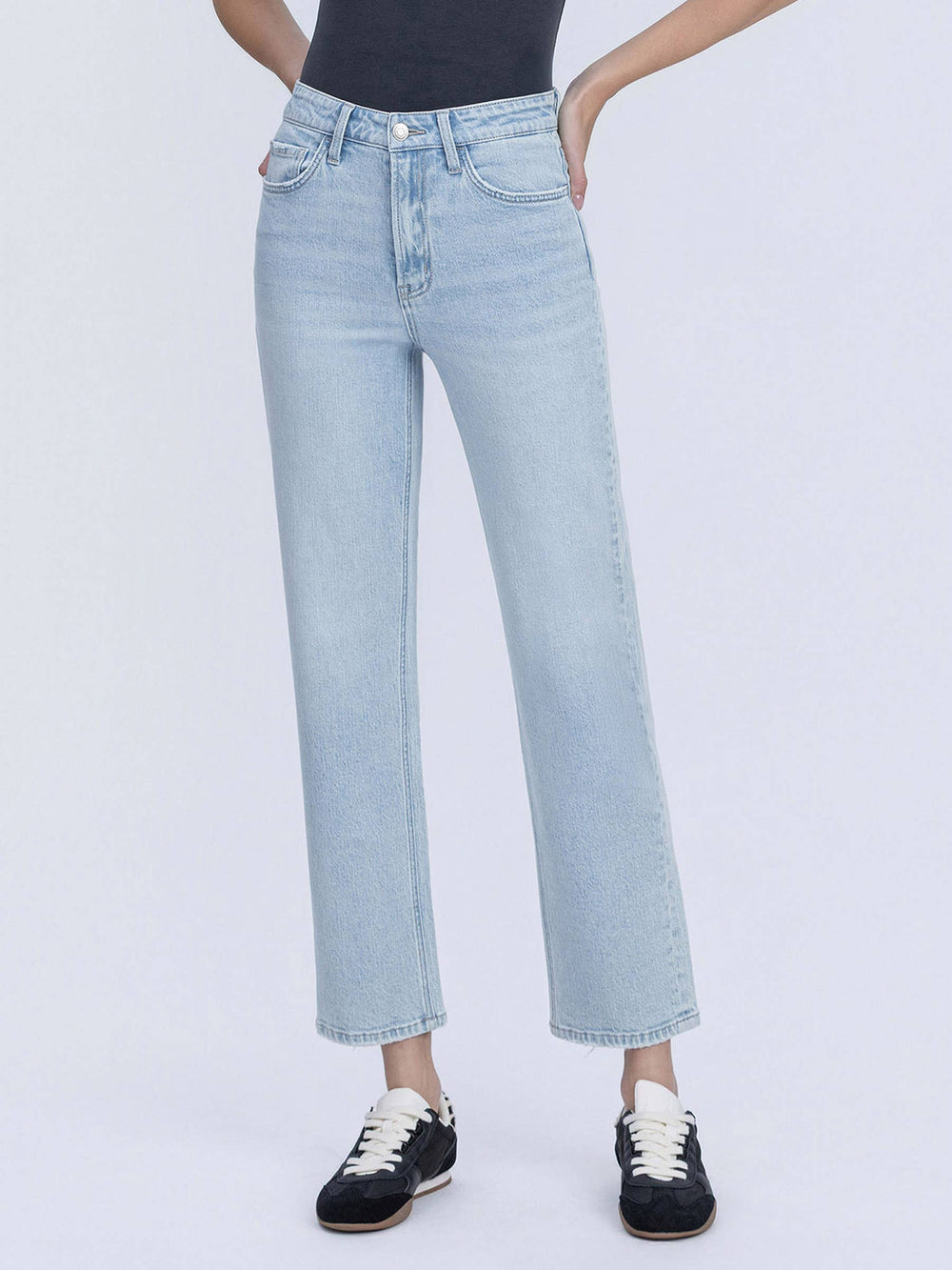 High Rise Tapered Jeans 28