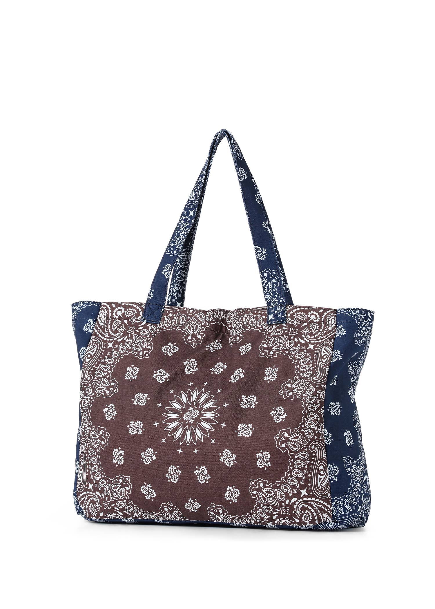 Bandana Print Canvas Tote