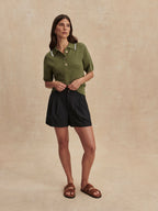 Guilia Polo Knit Top