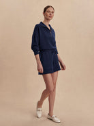 Navy Atrium High Rise Short 4.5 - Stylish In The Saddle