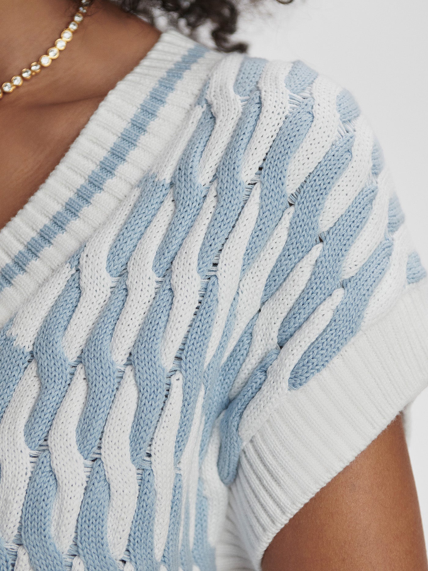 Alfie Cable Knit Vest - Stylish In The Saddle