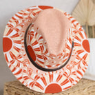 Elisa Hand Painted Western Hat - Red, Pink and Tan - Stylish In The Saddle