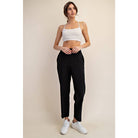 Woven Ankle Pant Black - Stylish In The Saddle