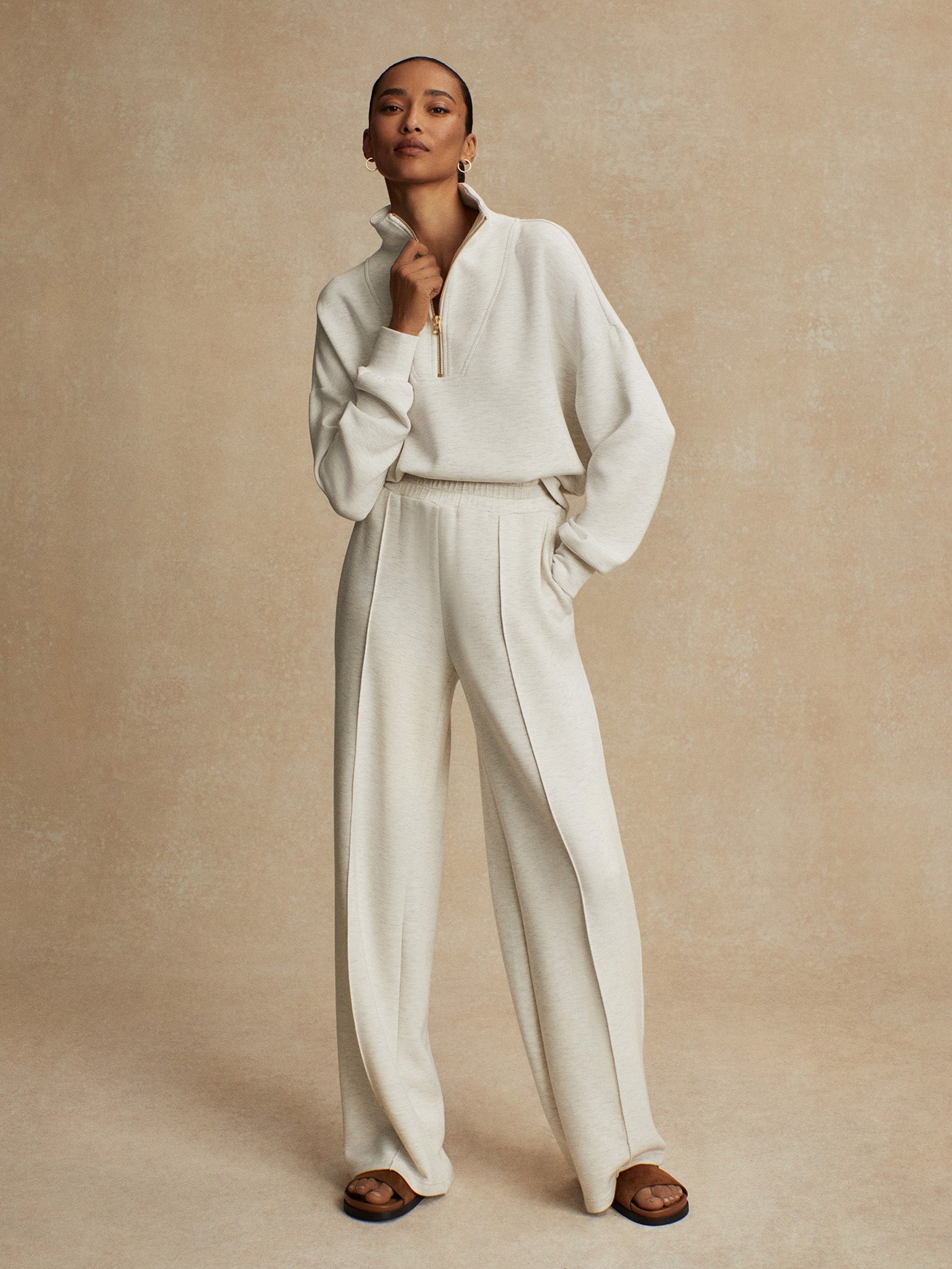 Ivory Wide Leg Pant 30 - Stylish In The Saddle