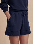 Navy Atrium High Rise Short 4.5 - Stylish In The Saddle