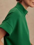 Ritchie Short Sleeve Top Green - Stylish In The Saddle