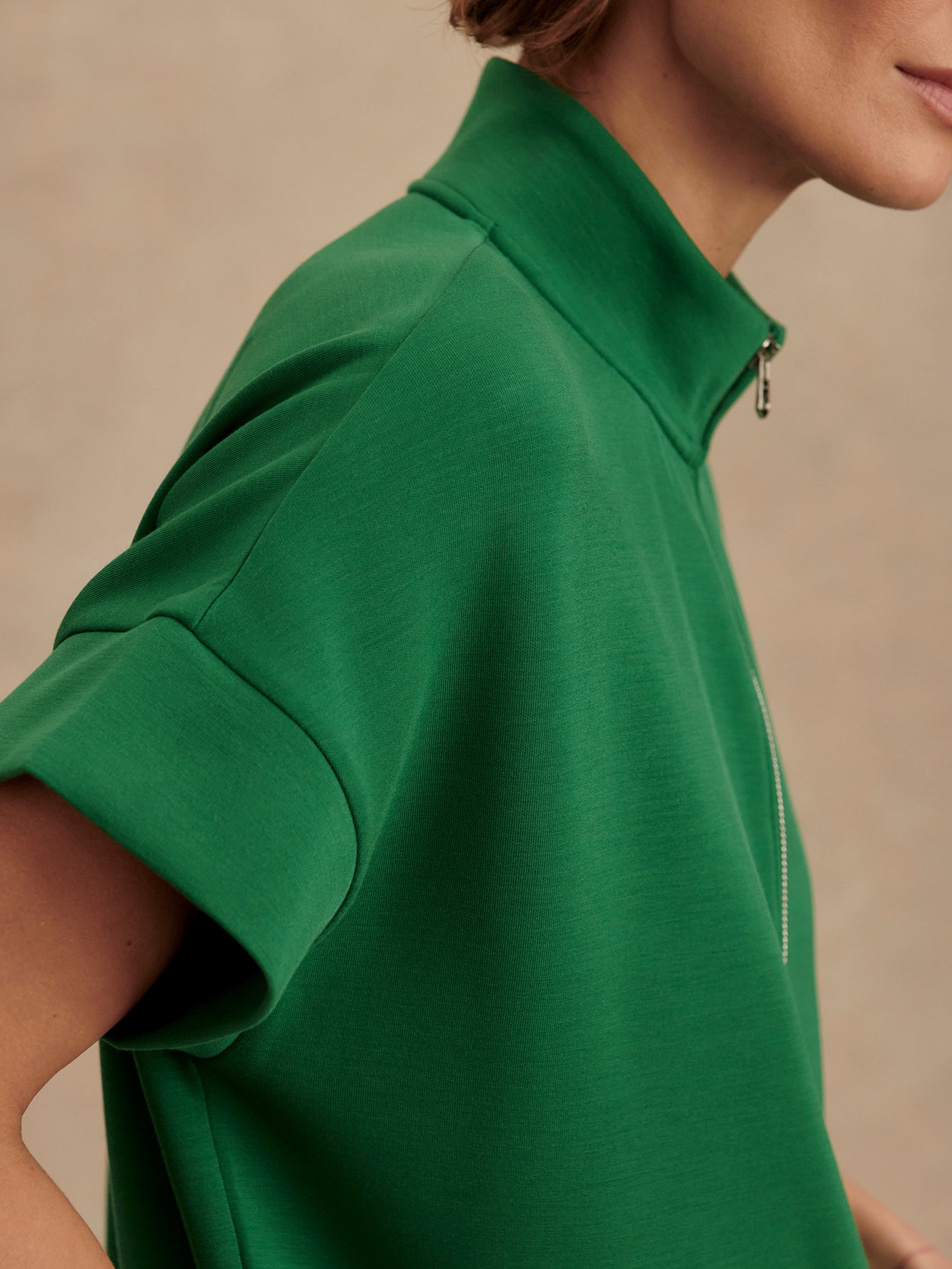 Ritchie Short Sleeve Top Green - Stylish In The Saddle