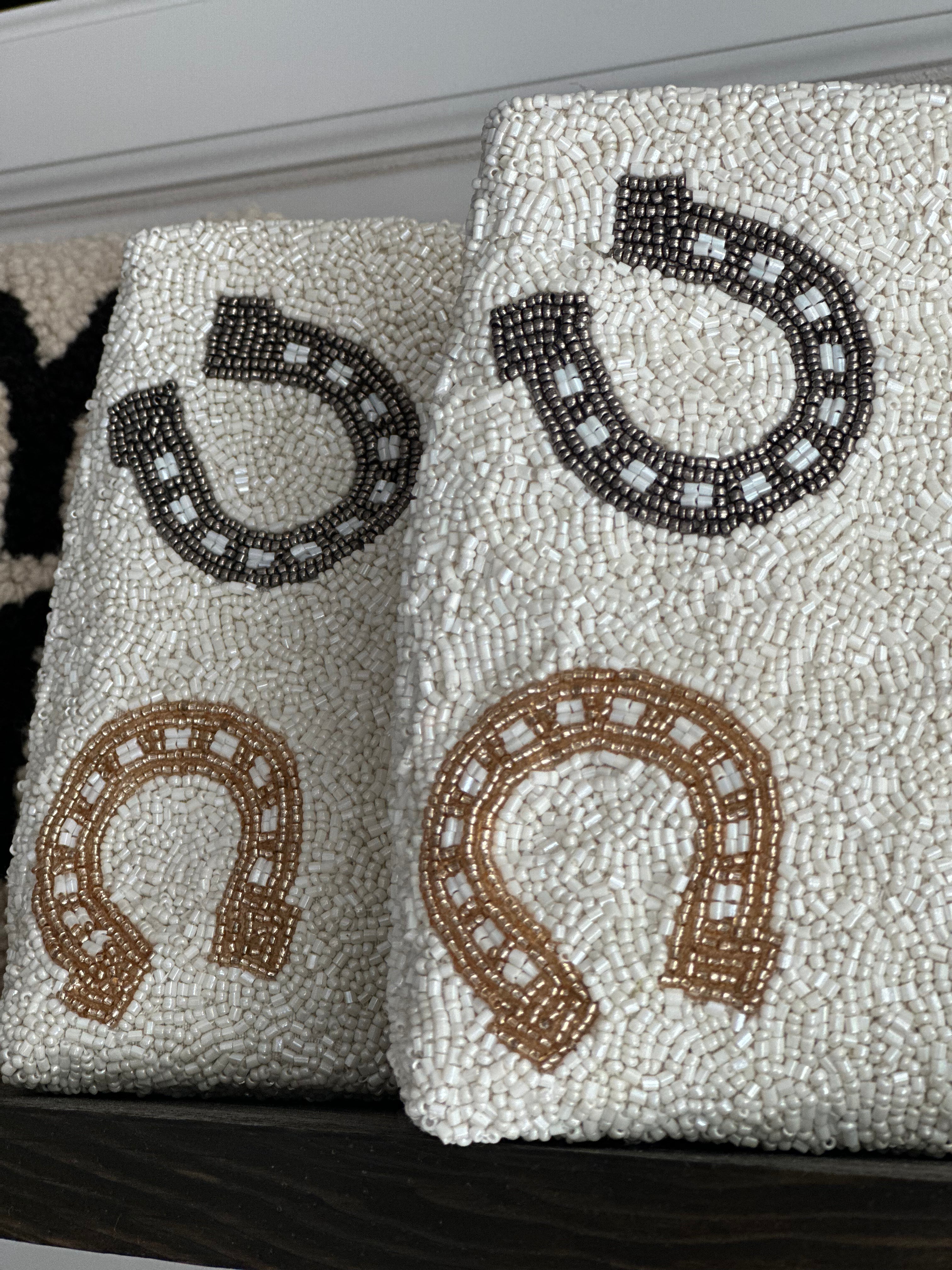 Beaded Horseshoe Clutch - Stylish In The Saddle