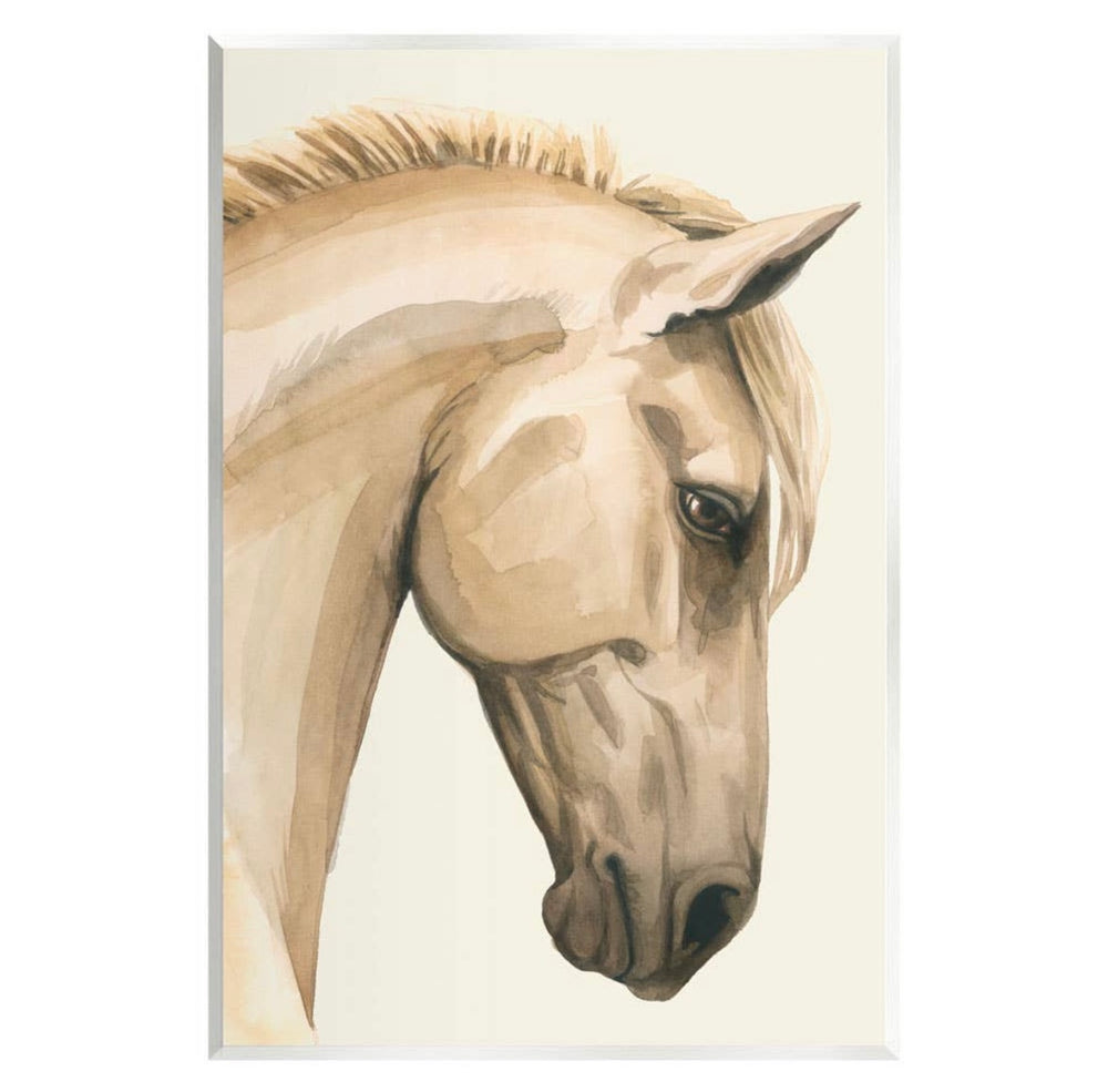 “Mister” Blonde Horse Head Art